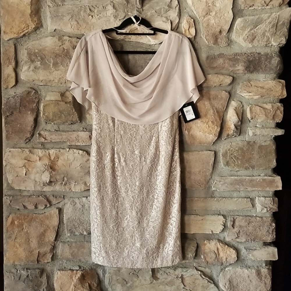JH Evenings Gold Glitter Dress ♥
